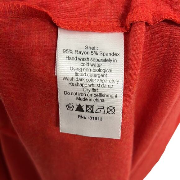 Plenty By Tracy Reece Women’s Red V neck tie Mini dress size small - Picture 4 of 7